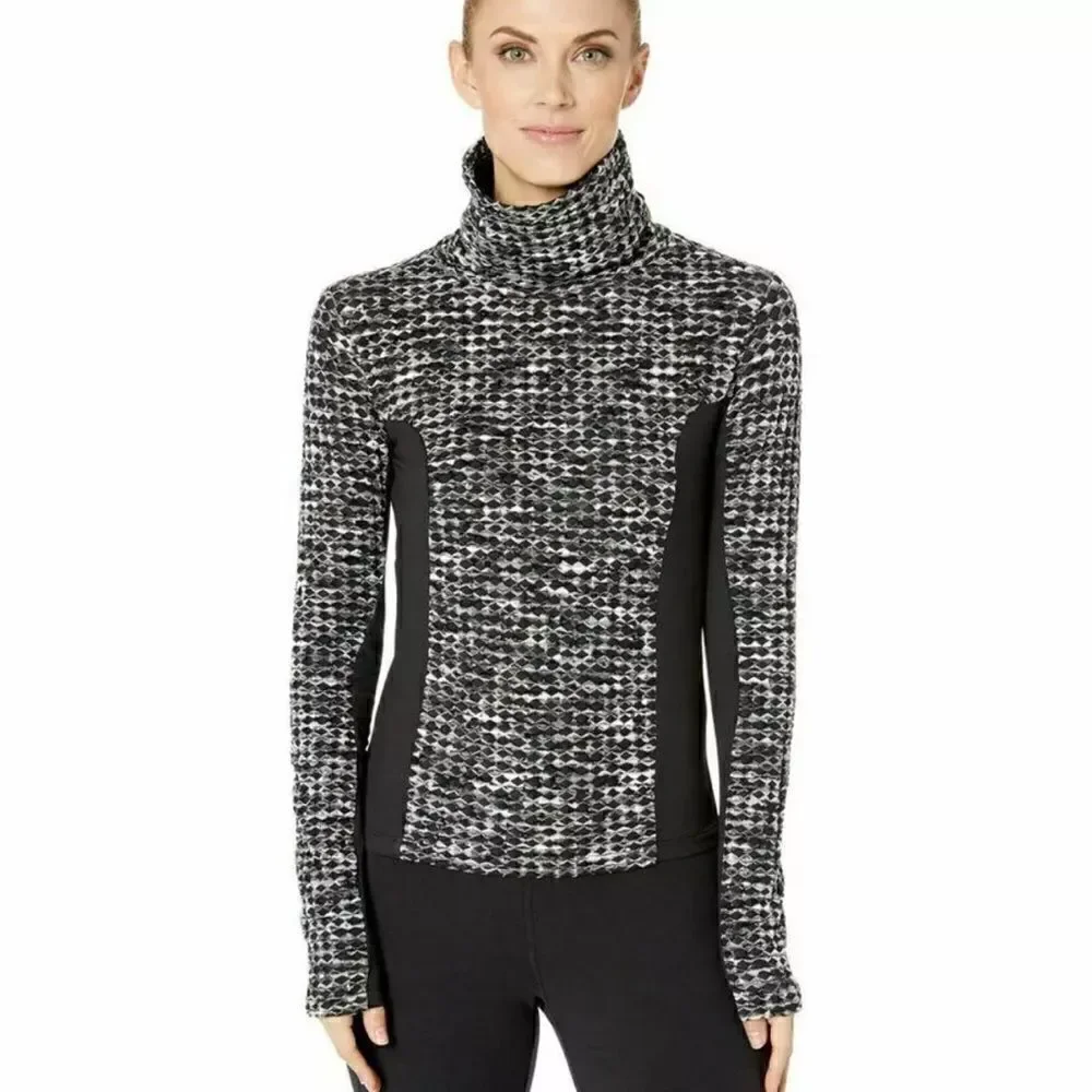 NIKE PRO Hyperwarm Womens Pullover Black Gray Women’s Size Small 933296-010